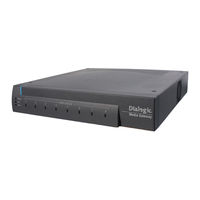 Dialogic 2000 Media Gateway Series Quick Start Manual
