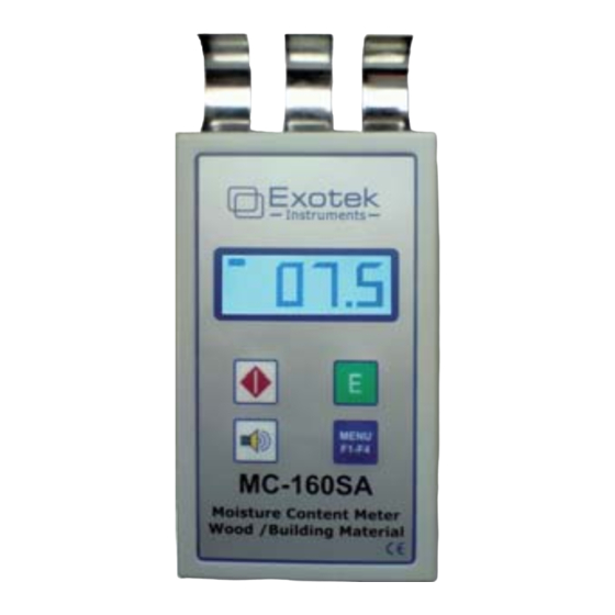 Exotek Instruments MC-160SA User Manual