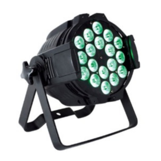 Viking Stage Lighting VK1810 Instructions