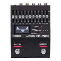 Boss EQ-200 Owner's Manual