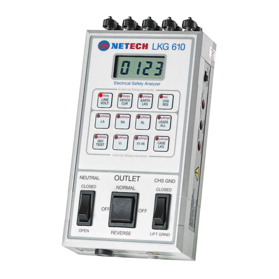 Netech LKG 610 Instruction Manual