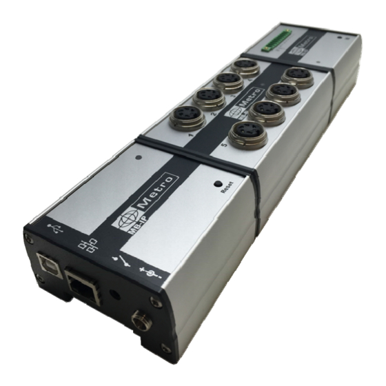 User Manuals: Metro DataVac MB-IP M-Bus Master Module