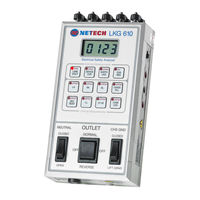Netech LKG 610 Instruction Manual