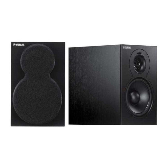 Yamaha NS-BP100 Owner's Manual