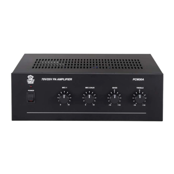 Pyle PCM30a Manual