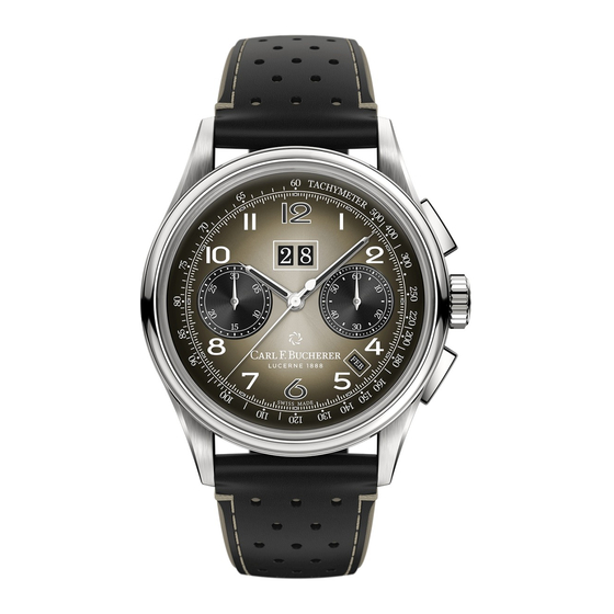 Carl F. Bucherer HERITAGE BICOMPAX ANNUAL Manuals