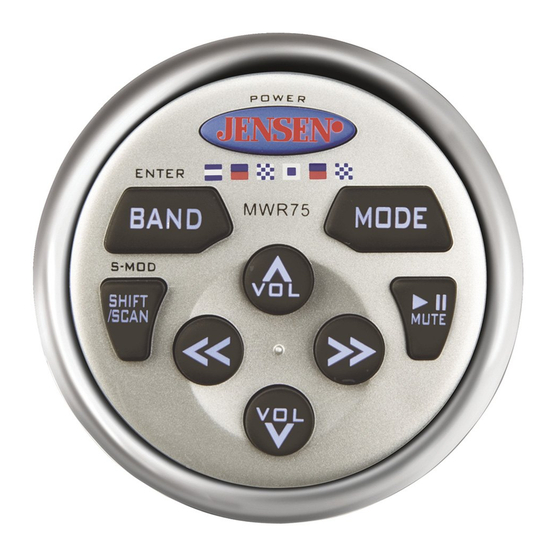 JENSEN MWR75 INSTALLATION INSTRUCTIONS Pdf Download ManualsLib