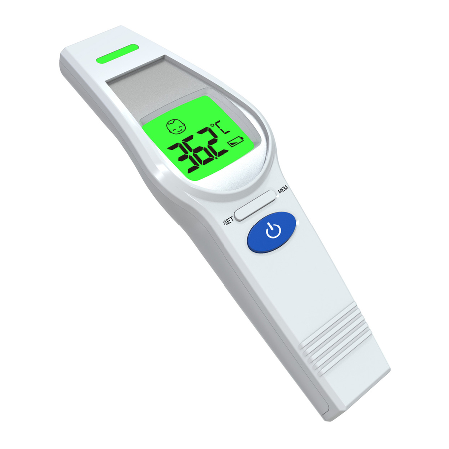 ALPHAMED UFR106 Infrared Forehead Thermometer Manual ManualsLib