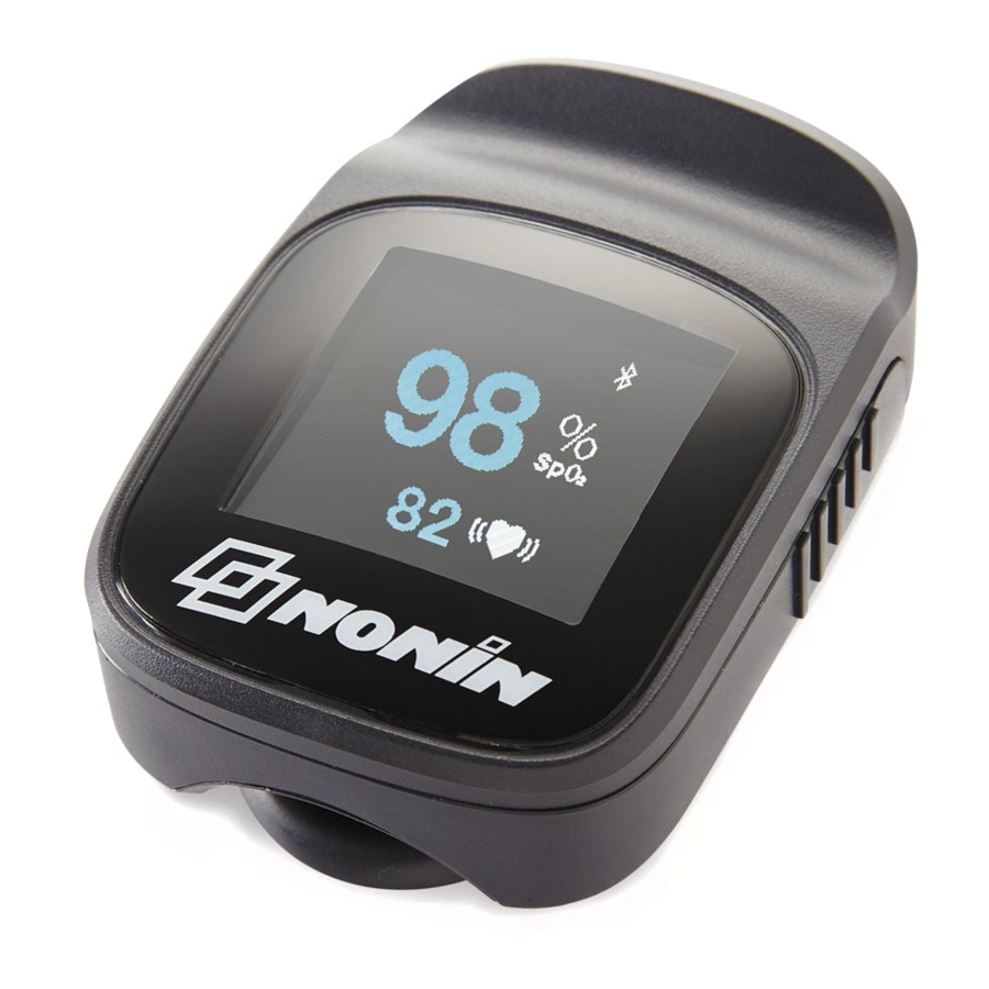 Nonin Connect Elite 3240 - Bluetooth Smart Pulse Oximeter Manual ...