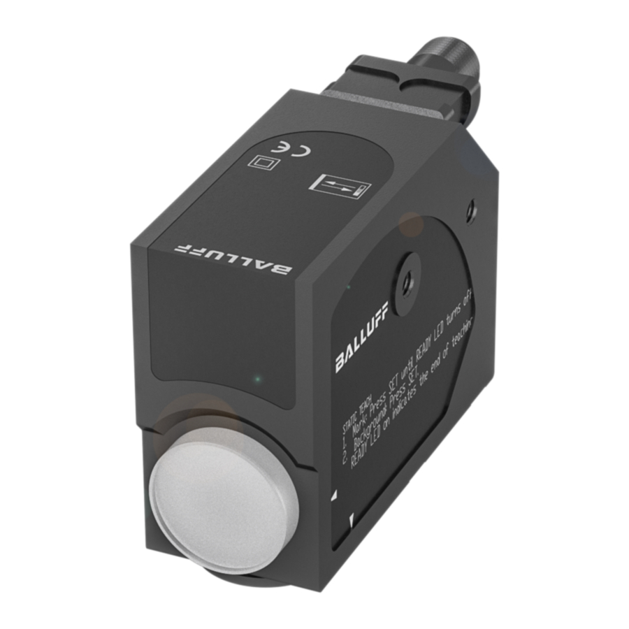 Balluff BKT 67M-003/004-U-S92 - Photoelectric Sensor Manual | ManualsLib