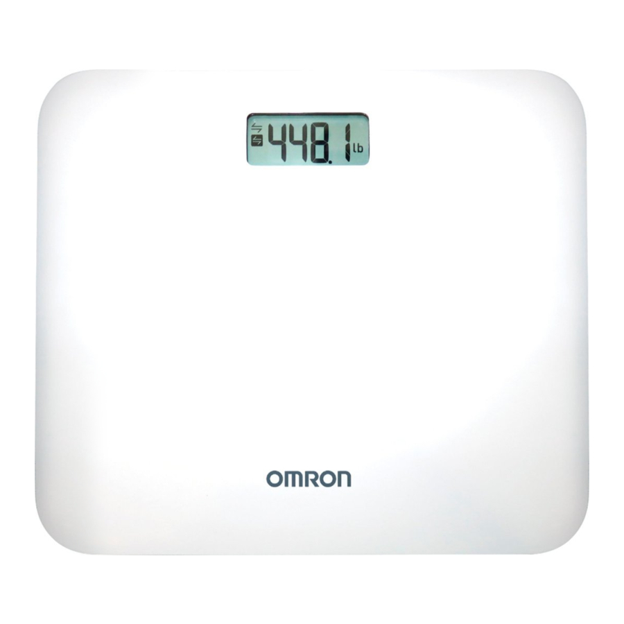 HN290T Digital Weight Scale Test Report OMRON HEALTHCARE