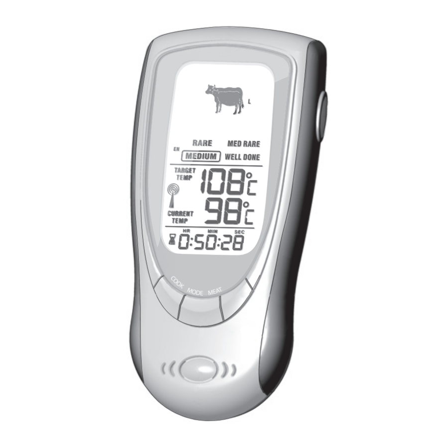 Weber Style 32908 Digital Thermometer with Easy to Use Remote System