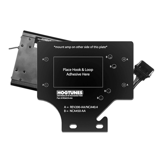Hogtunes RG4CH-AA Installation Manual