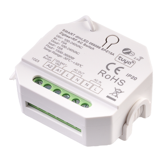 SKYDANCE ZIGBEE SPZ15A Manual