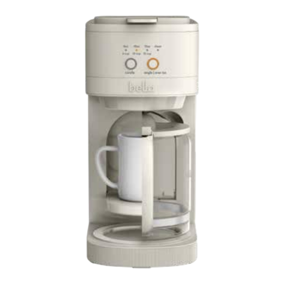 Bella VersaBrew Instruction Manual