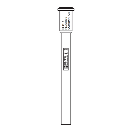 Hanna Instruments HI 4110 Instruction Manual