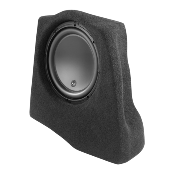 JL Audio Stealthbox 94376 Installation Manual