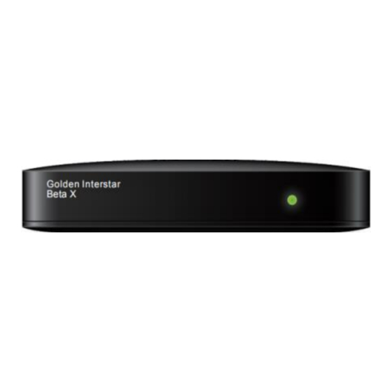 golden interstar Beta X User Manual