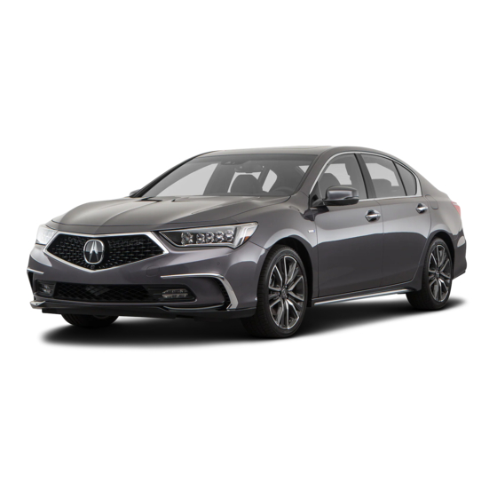 Acura RLX Sport Hybrid 2020 Owner's Manual