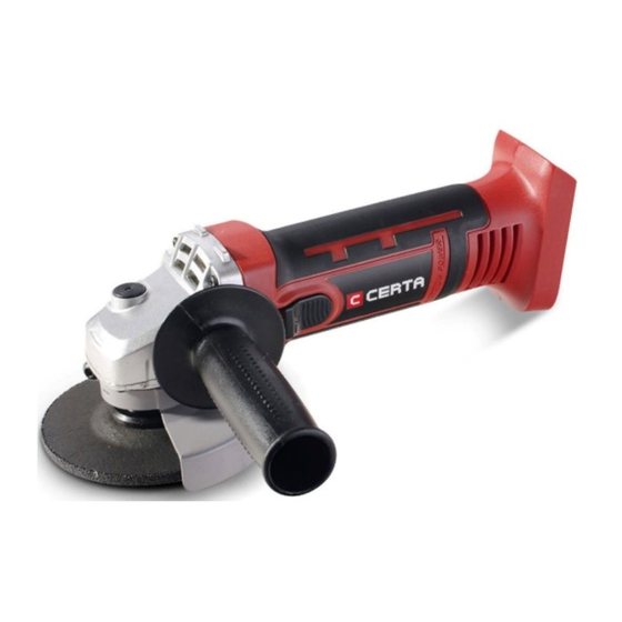 Certa POWERPLUS CT20VGRNDRA User Manual