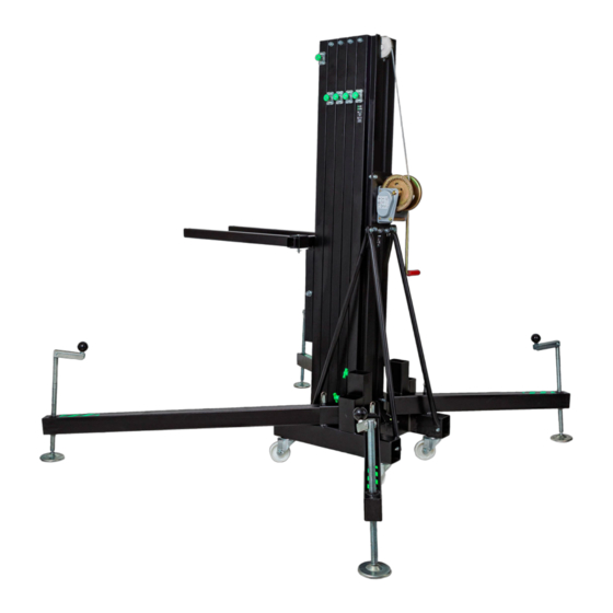 User Manuals: HOF HTL 300F-L Trusslift Forklift