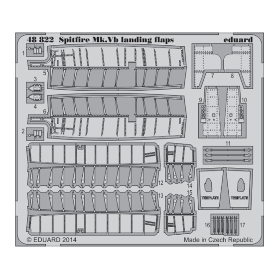 Eduard Spitfire Mk.Vb landing flaps Manual