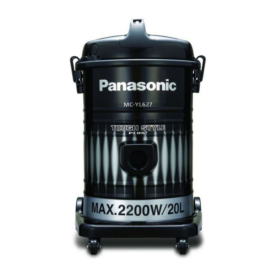 Panasonic MC-YL627S147-AE Vacuum Cleaner Manuals