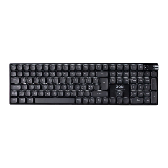 Zon Home of Victory Heaton Select keyboard3 Wireless User Manual