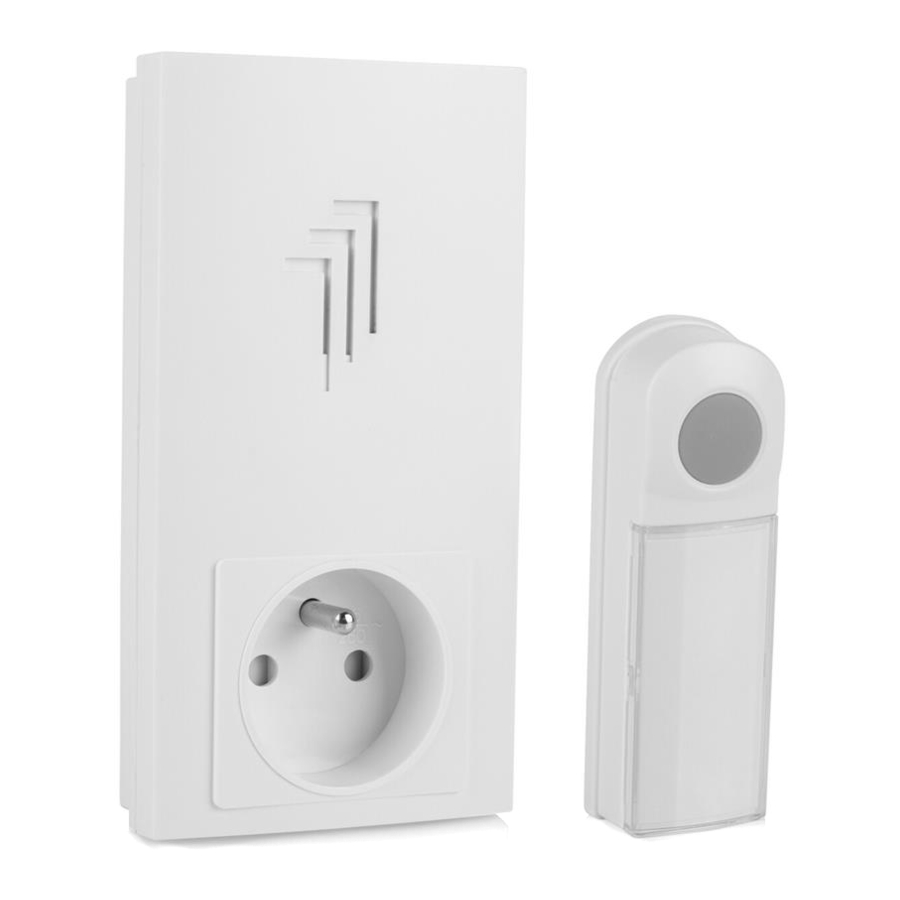 Byron DB421EF Wirefree Plugthrough Door Chime Kit Manual ManualsLib