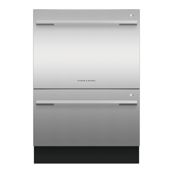 FISHER & PAYKEL DISHDRAWER 9 SERIES INSTALLATION MANUAL Pdf Download