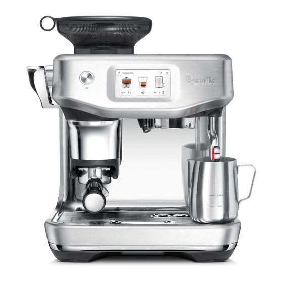 BREVILLE BARISTA TOUCH IMPRESS INSTRUCTION BOOK Pdf Download | ManualsLib