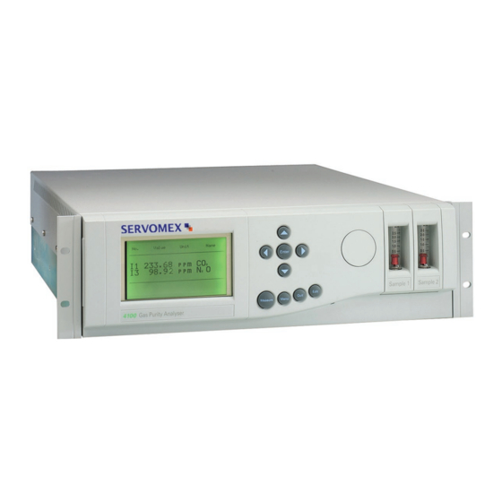 SERVOMEX SERVOPRO 4000 SERIES INSTALLATION MANUAL Pdf Download ManualsLib