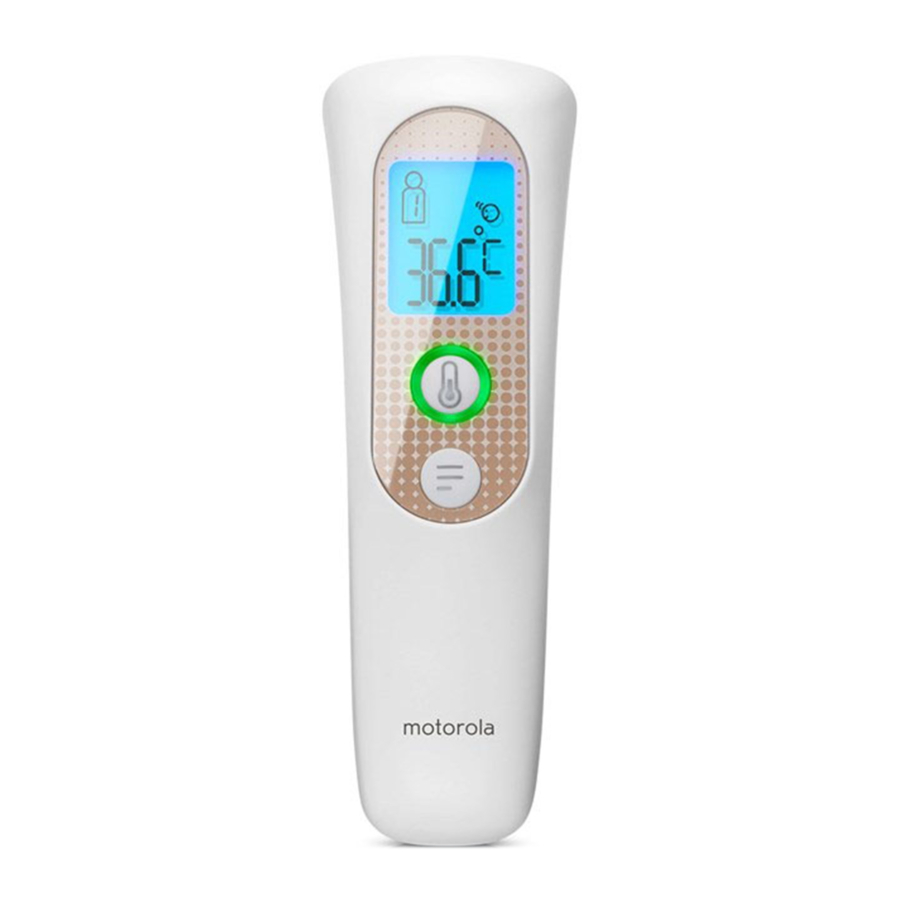 Motorola MBP70SN - Smart Touchless Forehead Thermometer Quick Start