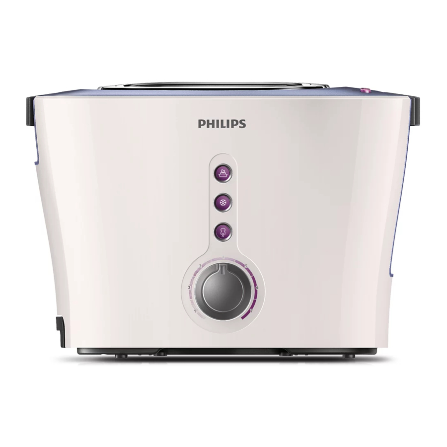 PHILIPS HD2630 - Toaster Manual