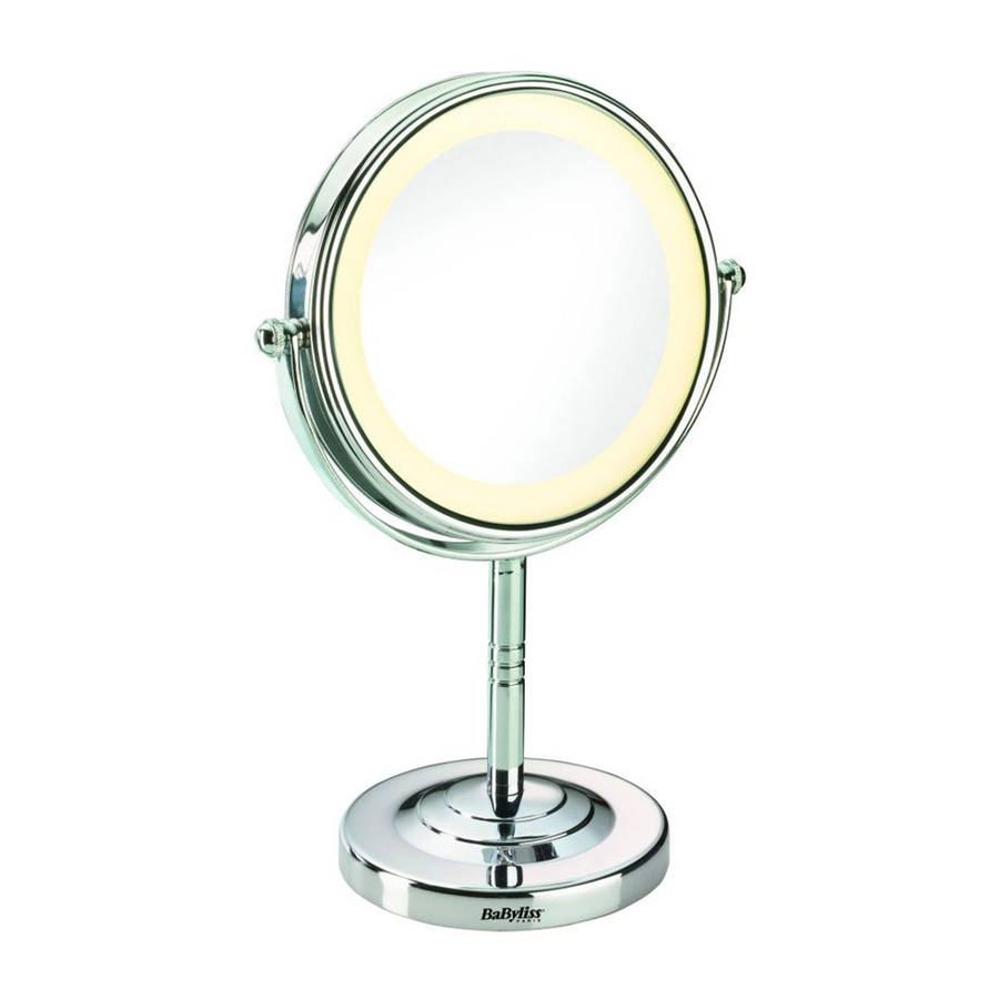 BaByliss 8435E - Mirror Manual | ManualsLib