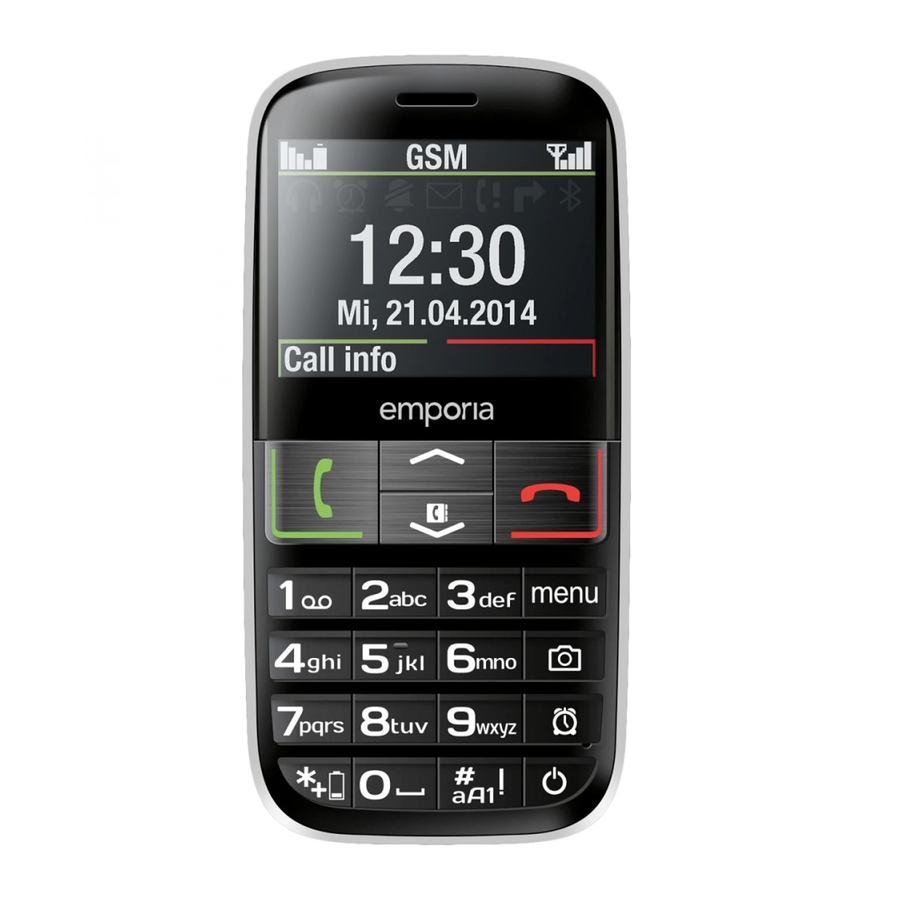 Emporia Euphoria V50 Mobile Phone Manual ManualsLib