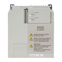 Mitsubishi Electric FR-E540 Instruction Manual