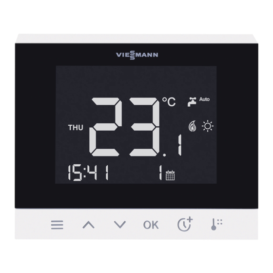 VIESSMANN VITOTROL 100-E OPERATING INSTRUCTIONS MANUAL Pdf Download
