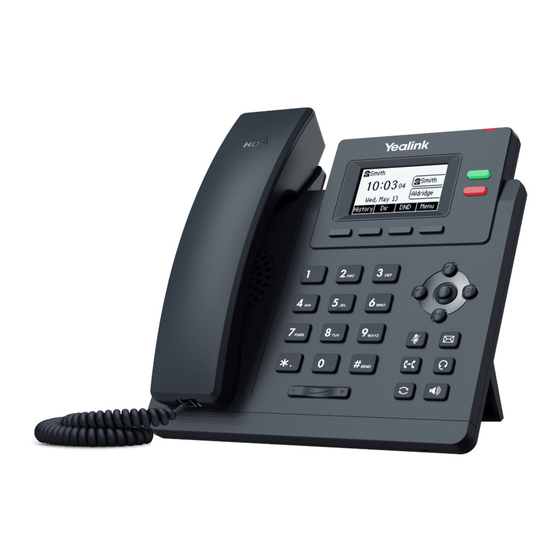 Yealink T31P Manual