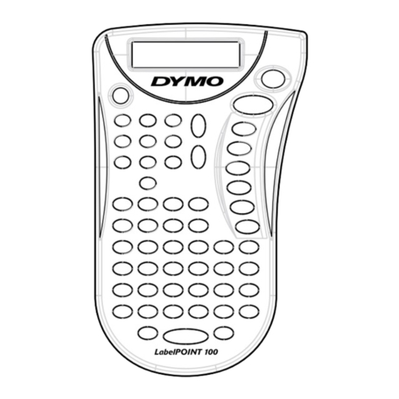 Dymo LabelPOINT 100 Instructions For Use Manual