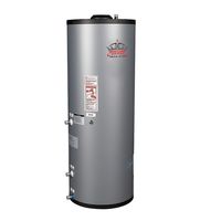 Crown Boiler Mega-Stor MS-119 Installation And Operating Instructions Manual
