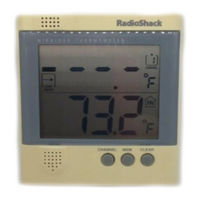 Radio Shack Indoor/Outdoor Thermometer Owner's Manual