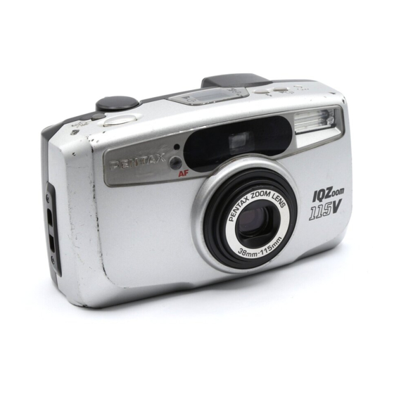 Pentax 115V - IQZoom Date - Camera Manuals