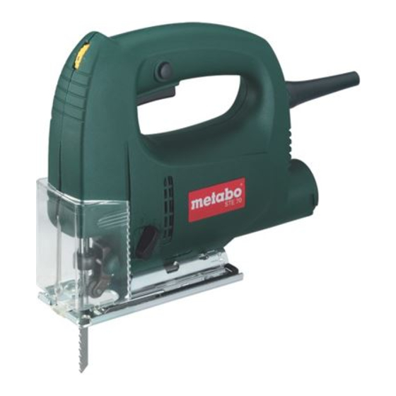 Metabo STE 75 Quick Manuals