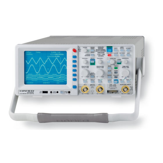 Hameg CombiScope HM2008 Manual