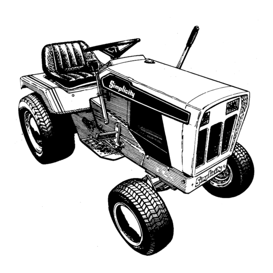 Simplicity 7012H Operator's Manual