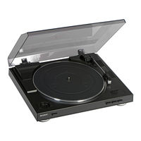 Sony PS-LX300USB - USB Stereo Turntable System Operating Instructions Manual