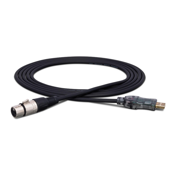 Hosa Technology TRACKLINK UXA-110 Connection And Setup Procedures