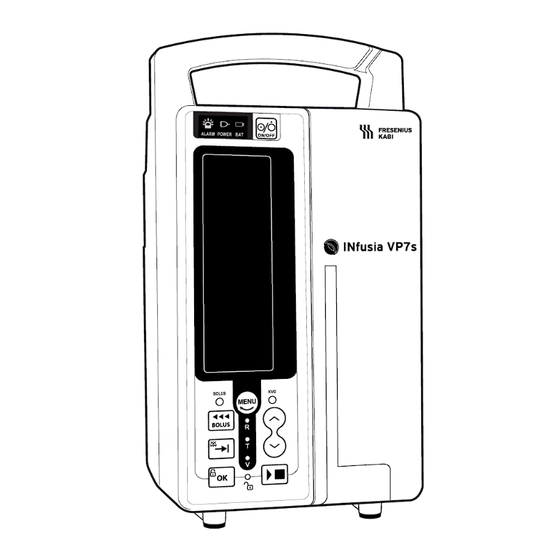 Fresenius Kabi INfusia VP7s Instructions For Use Manual