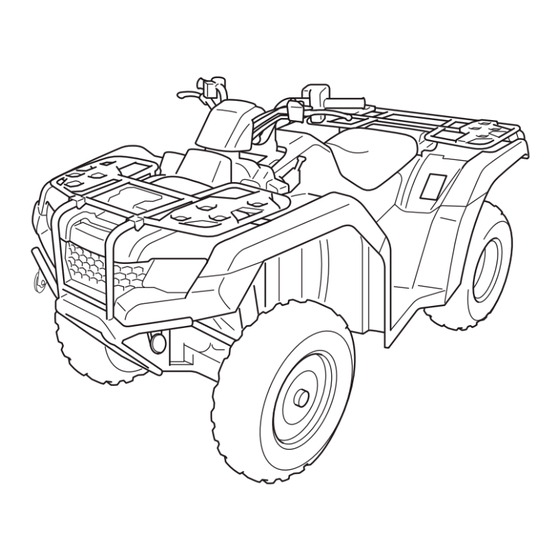 Honda RANCHER 2024 Owner's Manual